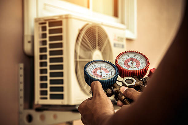 Professional Hvac Maintenance technician working in Natick, MA